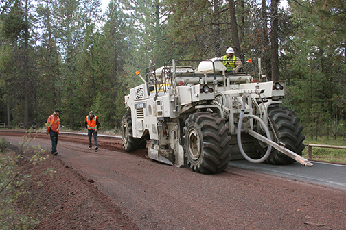 Road paving