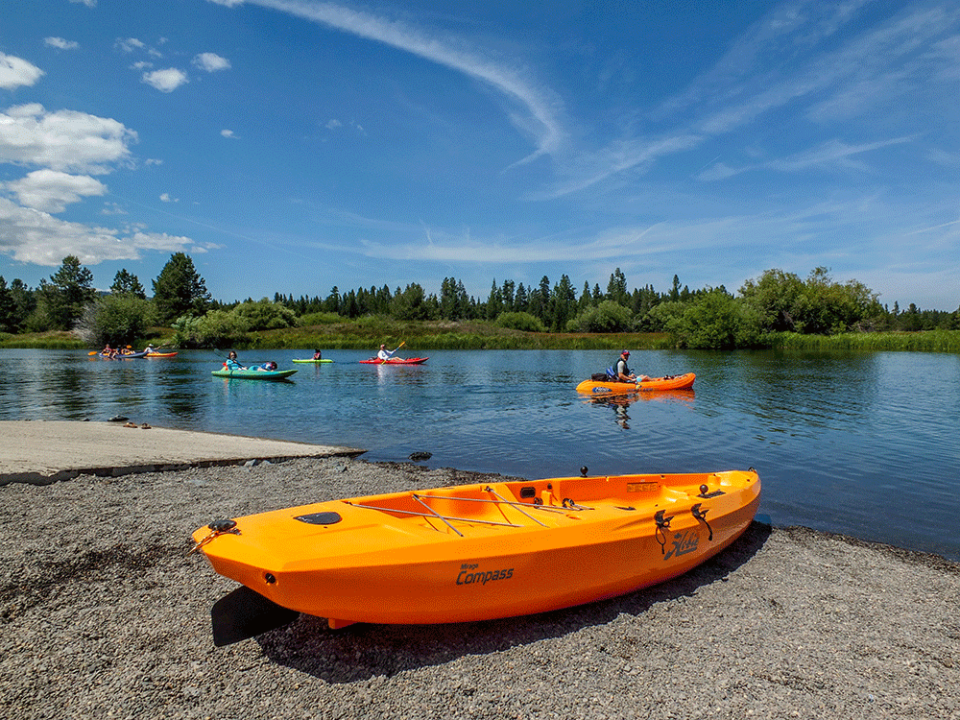 SROA Boat Launch with canoe